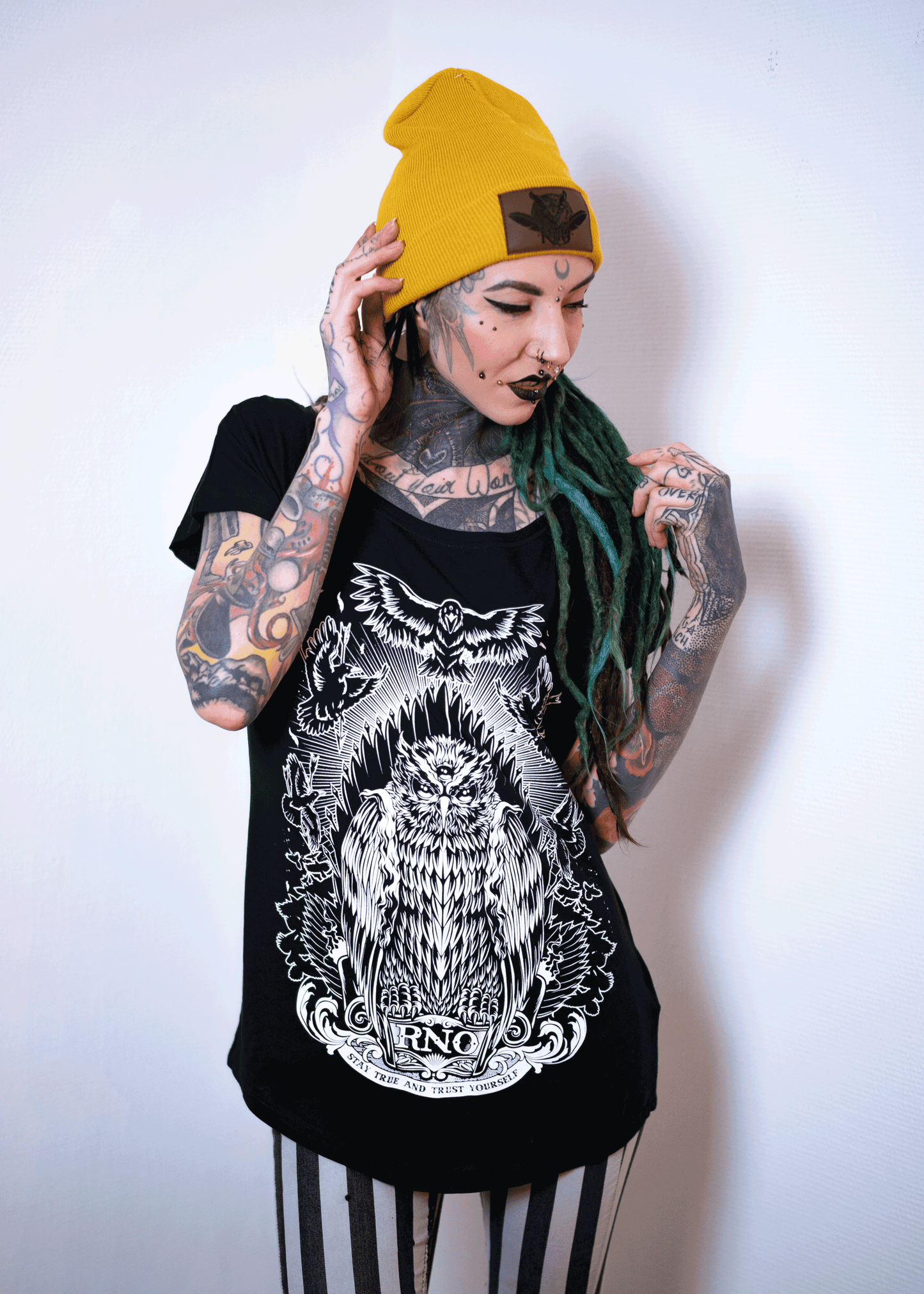 T-SHIRT GOWLT LADIES BLACK