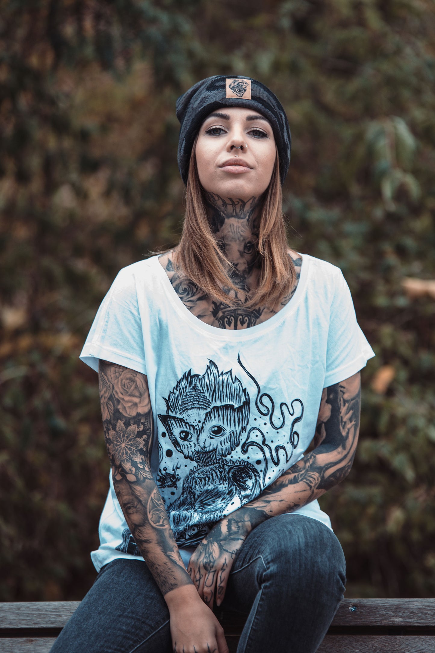 T-SHIRT GROOWLT LADIES WHITE