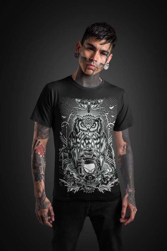 T-SHIRT LANTERN MEN BLACK