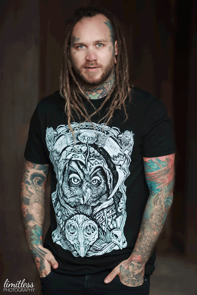 T-SHIRT MAGICOWL MEN BLACK