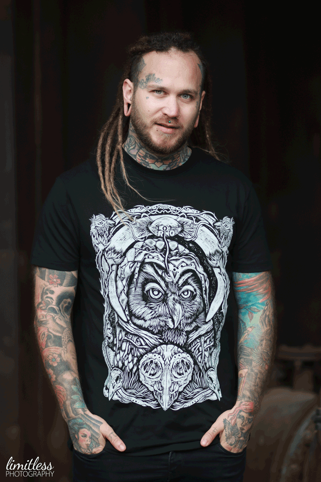 T-SHIRT MAGICOWL MEN BLACK