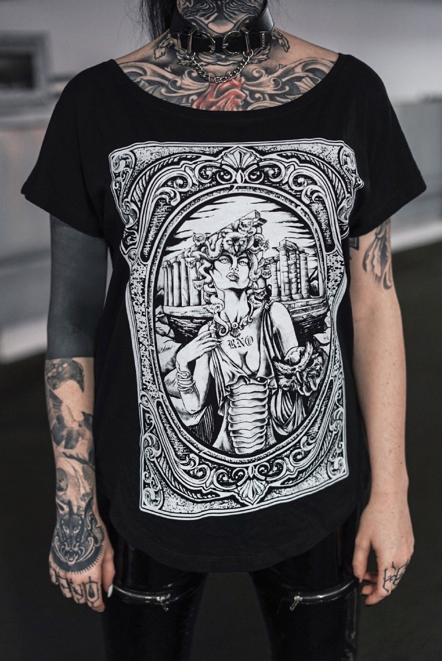 T-SHIRT MEDOWLSA LADIES BLACK