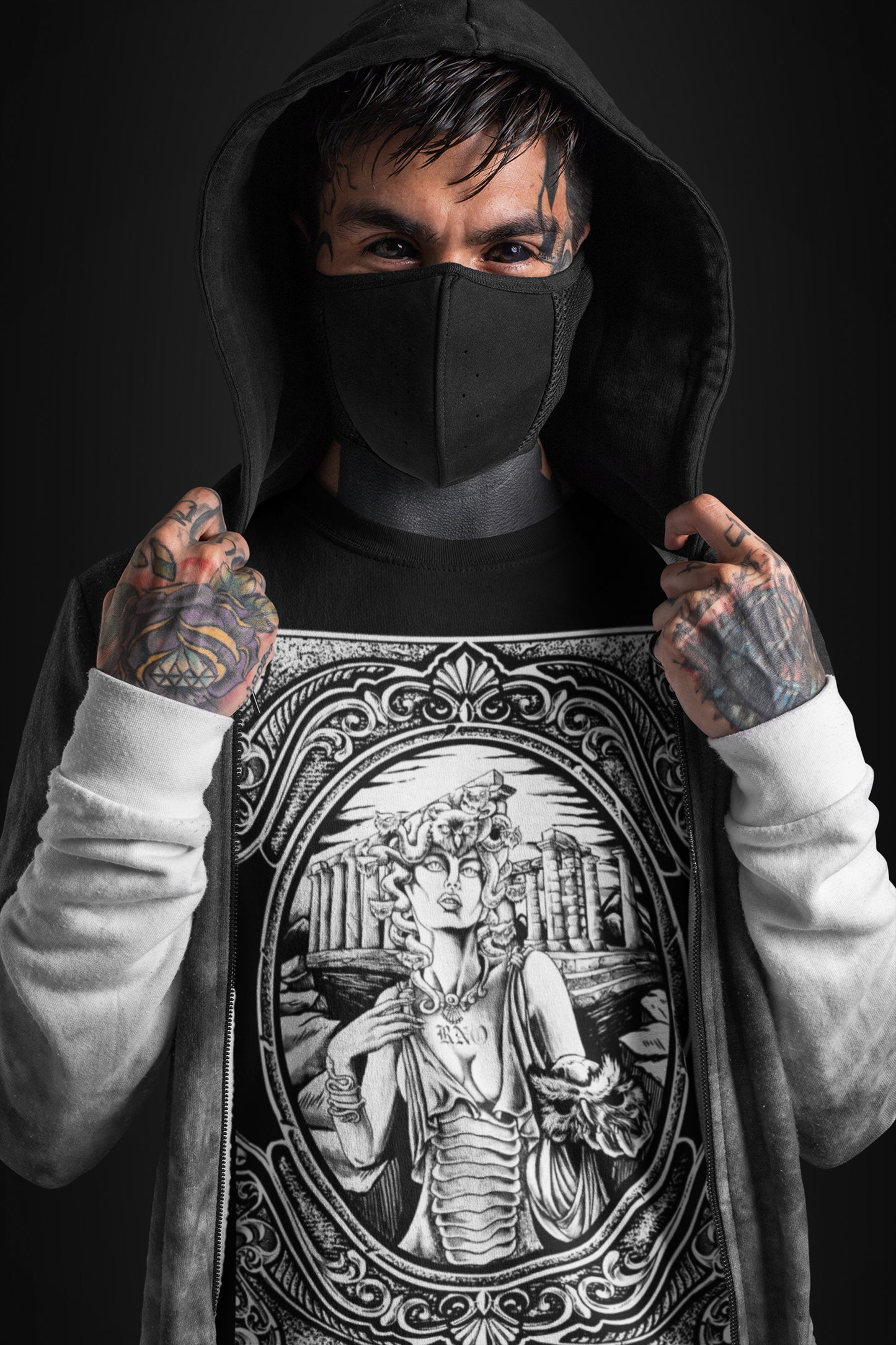 T-SHIRT MEDOWLSA MEN BLACK