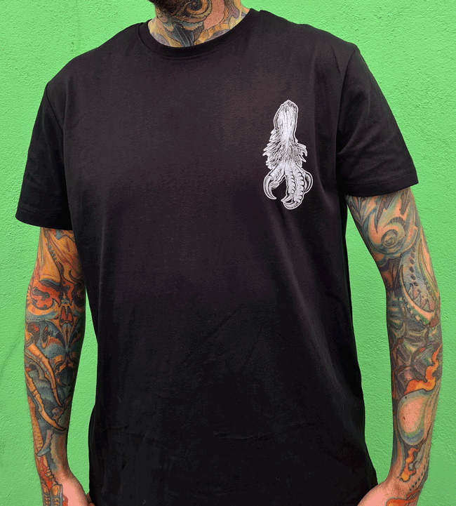 T-SHIRT POCKET BIG OWL UNI BLACK