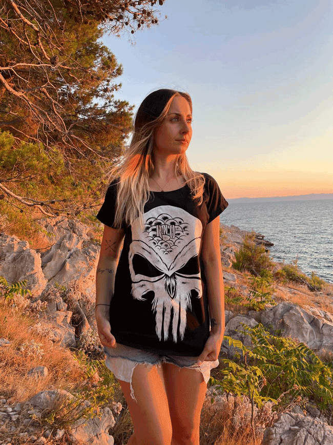 T-SHIRT OWLISHER LADIES BLACK