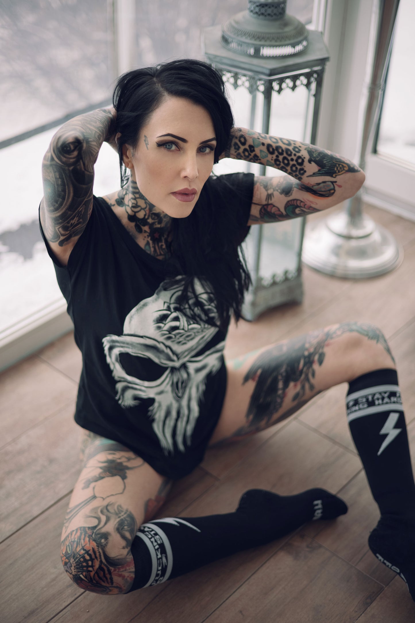 T-SHIRT OWLISHER LADIES BLACK