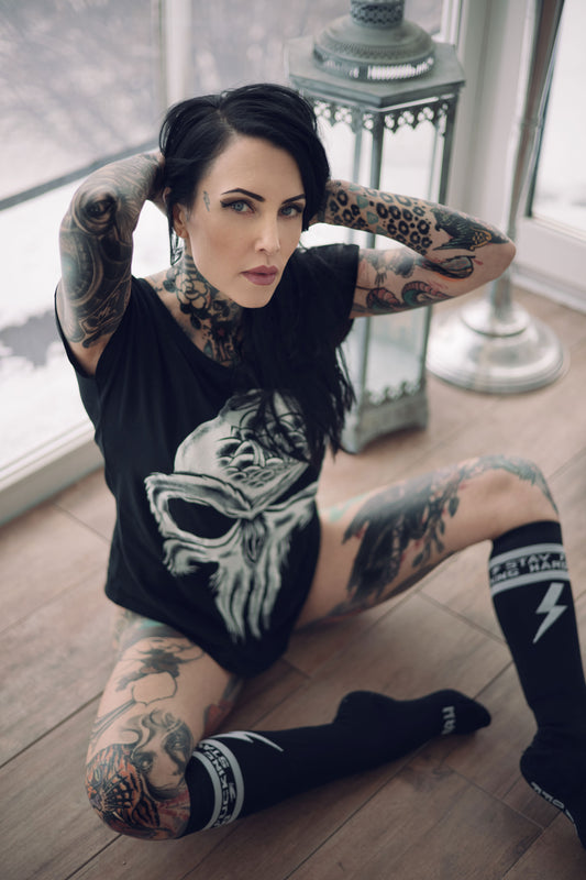 T-SHIRT OWLISHER LADIES BLACK