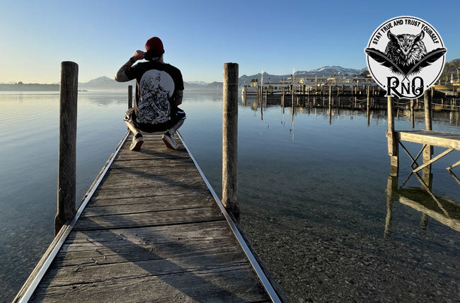 T-SHIRT POCKET ANCHOR UNI BLACK