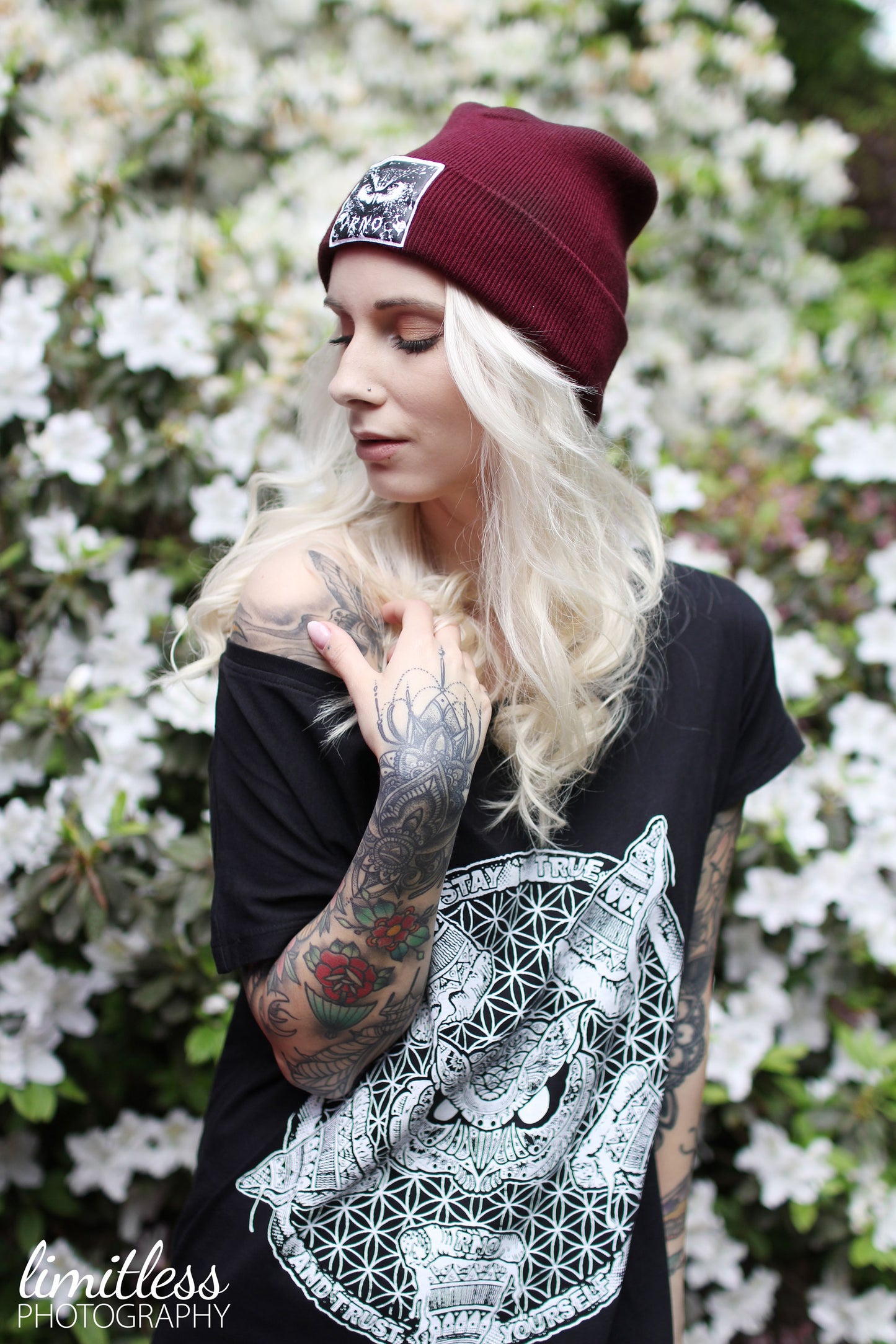 T-SHIRT PIZZA LADIES BLACK