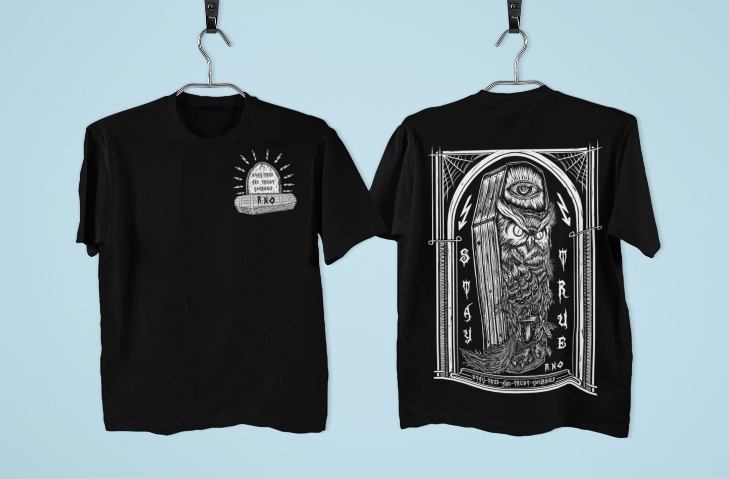 T-SHIRT POCKET COWLFFIN UNI BLACK