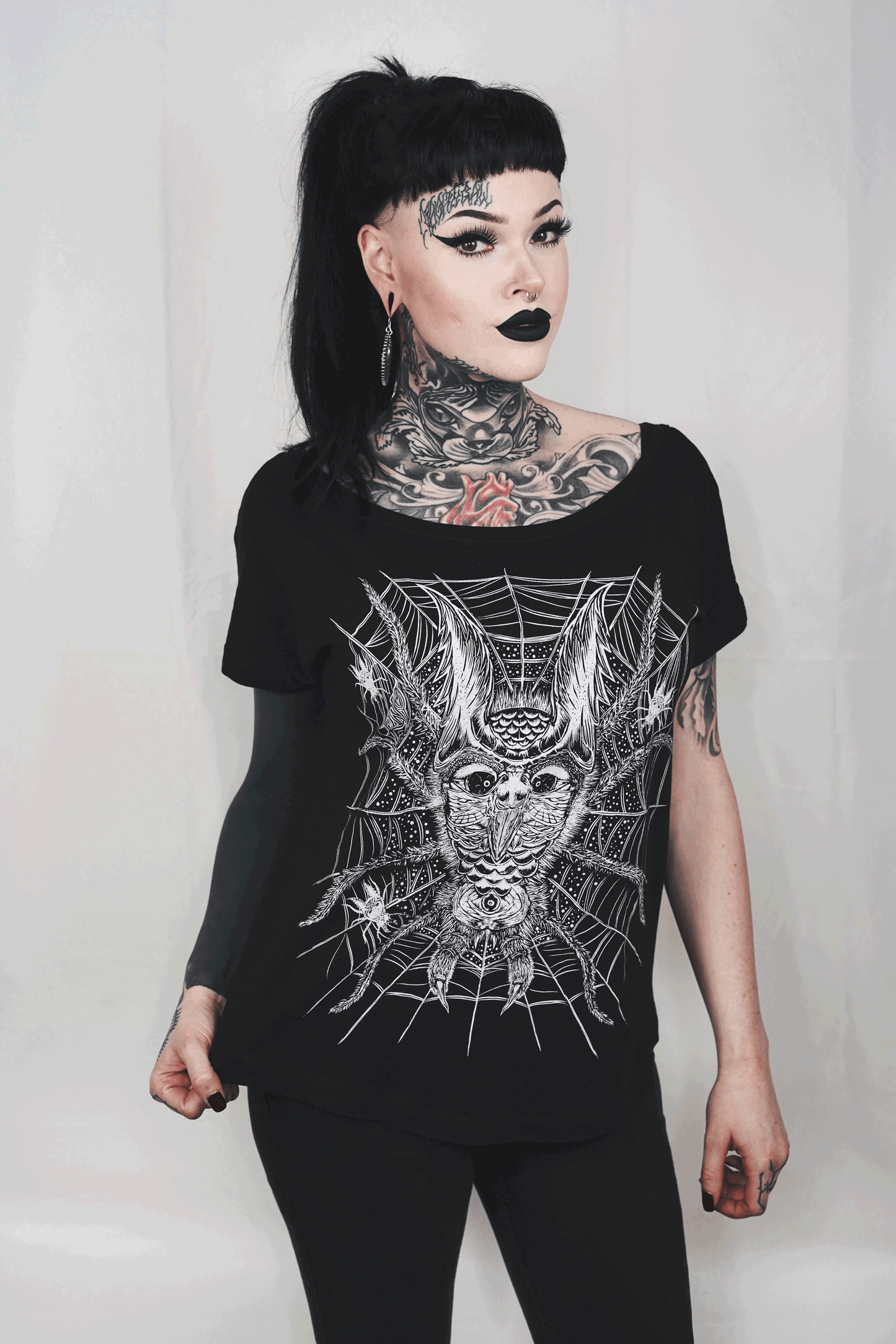 T-SHIRT SPOWLDER LADIES BLACK