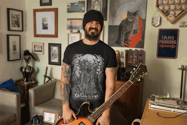 T-SHIRT ZOMBIE MEN BLACK