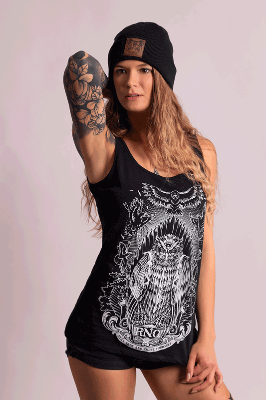 TANKSHIRT LADY GOWLT BLACK