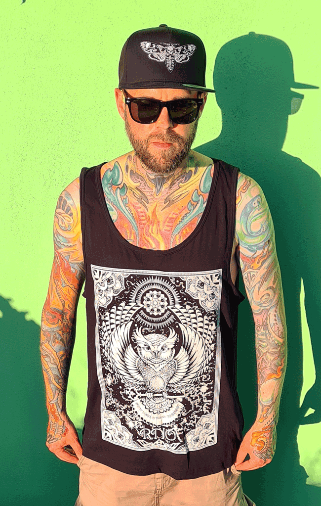 TANKTOP FLOWLER MEN BLACK