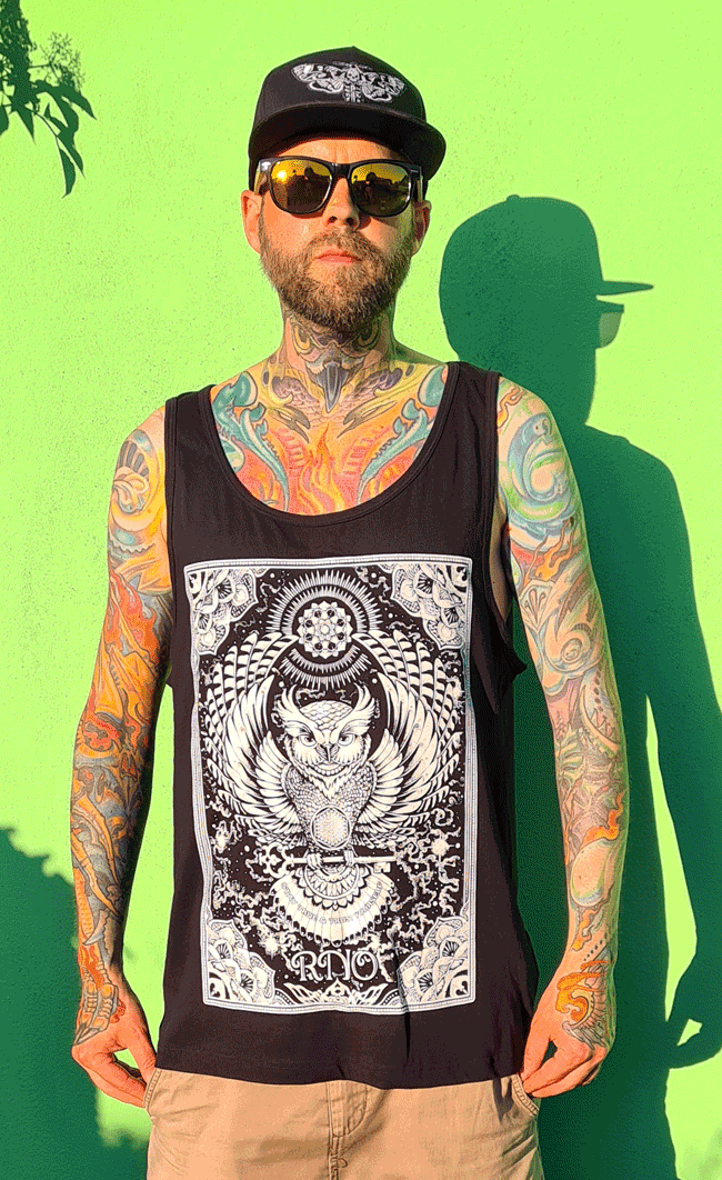 TANKTOP FLOWLER MEN BLACK