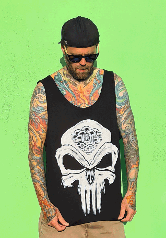 TANKTOP OWLISHER MEN BLACK