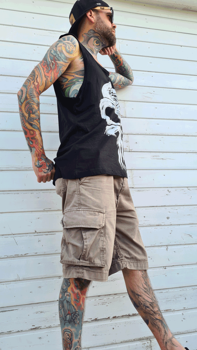 TANKTOP OWLISHER MEN BLACK