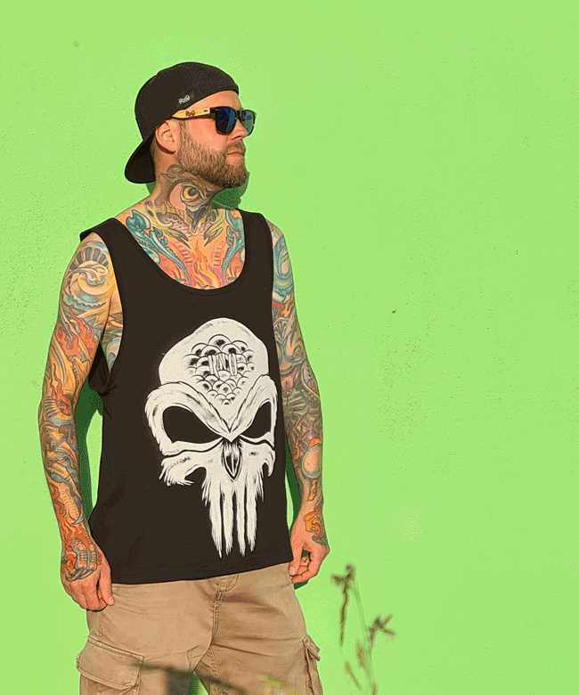 TANKTOP OWLISHER MEN BLACK