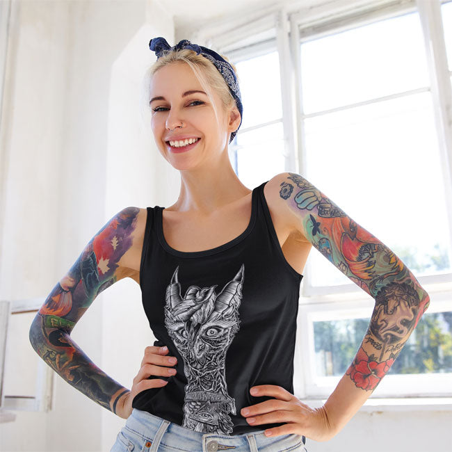 TANKSHIRT LADY METOWL BLACK