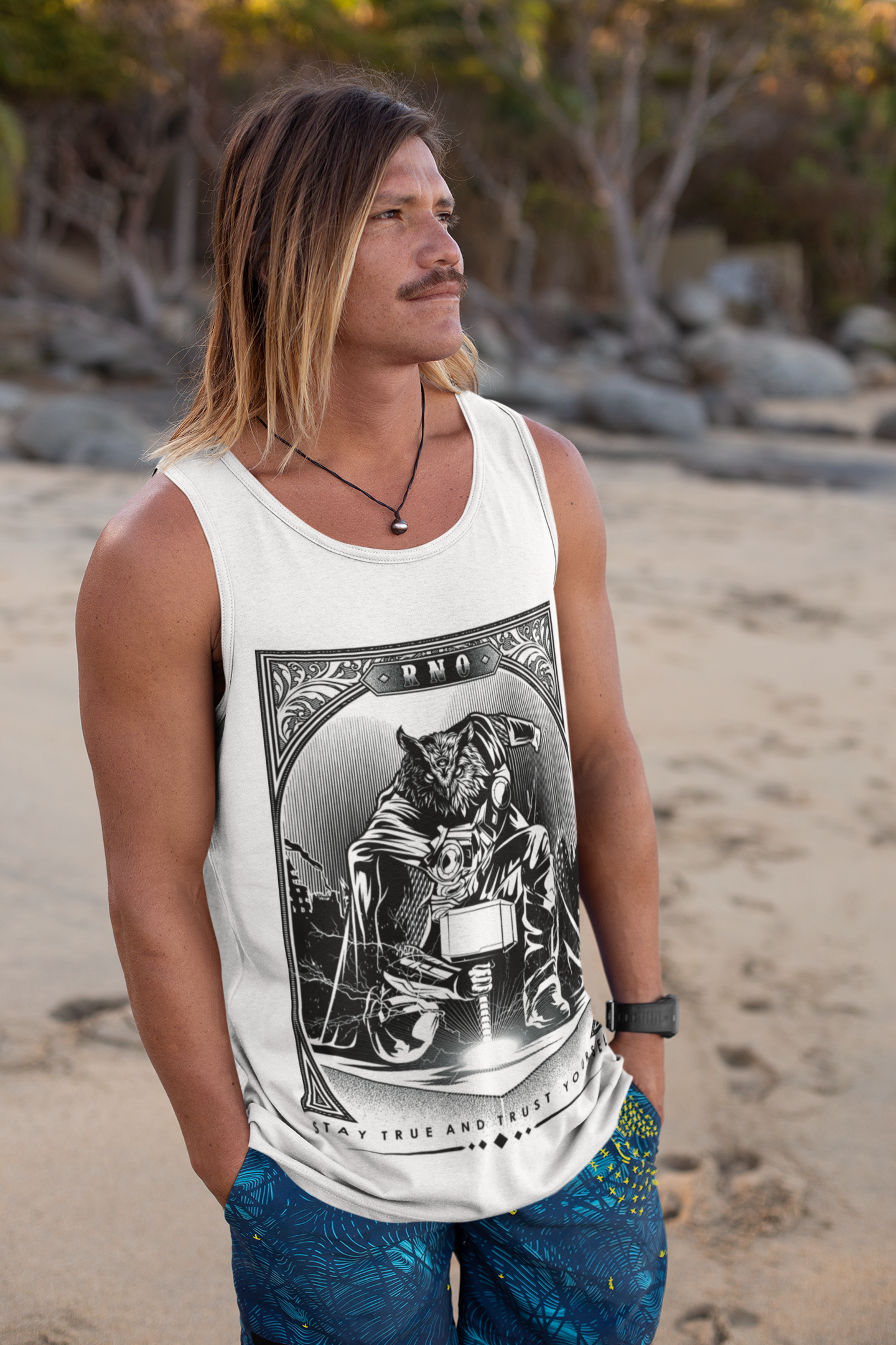 TANKTOP THOWL MEN WHITE