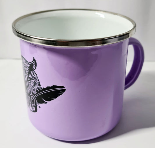 RNO TASSE FEATHER EMAILLE LAVENDEL 360ml