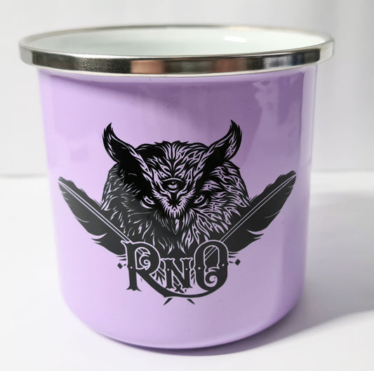 RNO TASSE FEATHER EMAILLE LAVENDEL 360ml