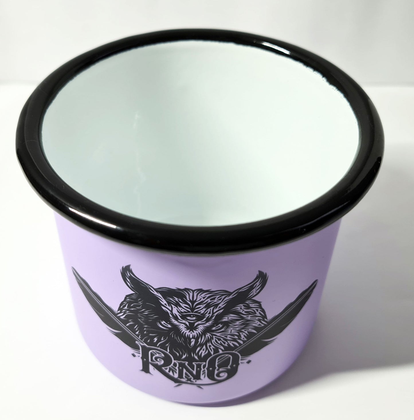 RNO TASSE FEATHER EMAILLE VIOLETT 360ml