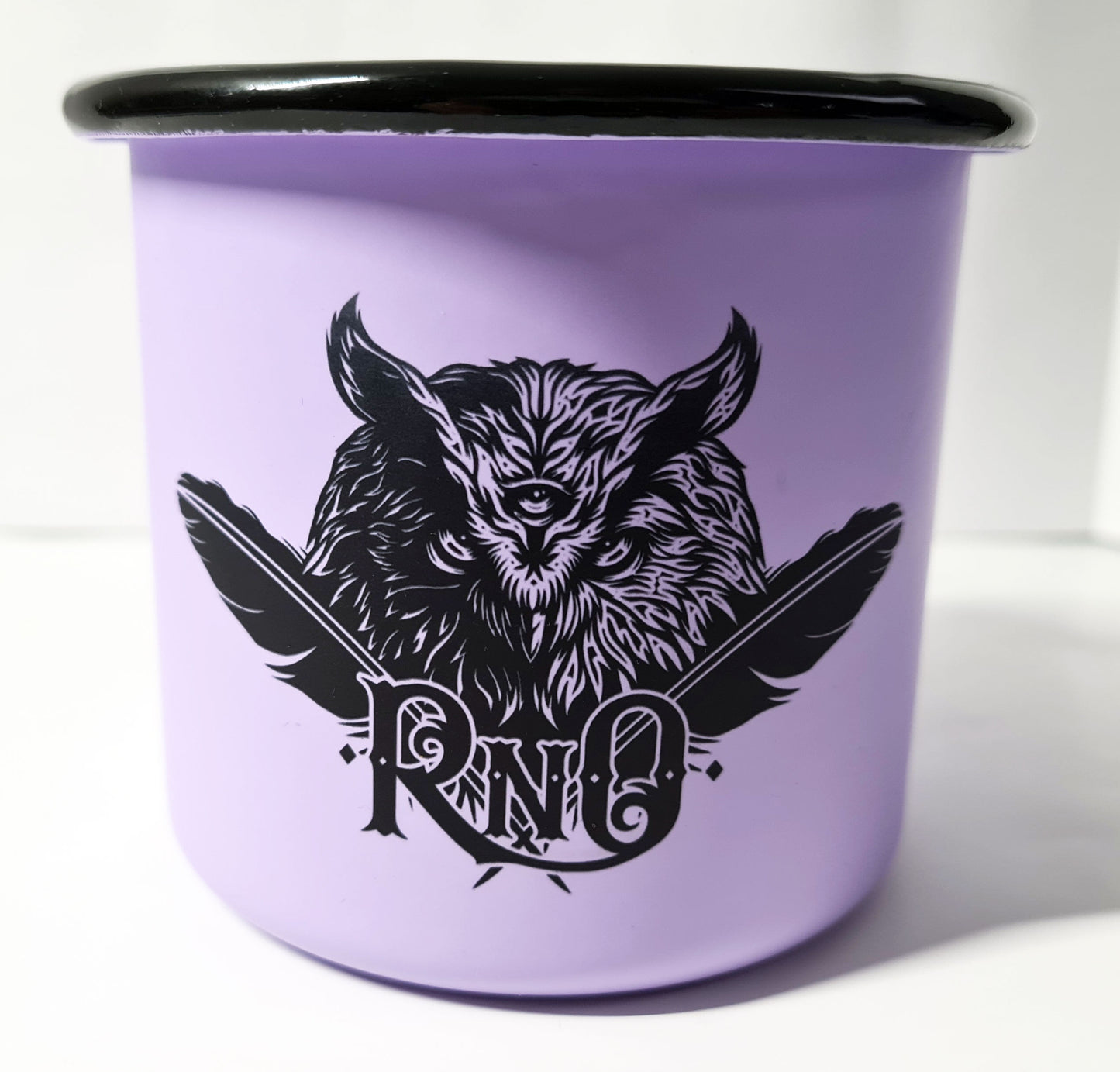 RNO TASSE FEATHER EMAILLE VIOLETT 360ml