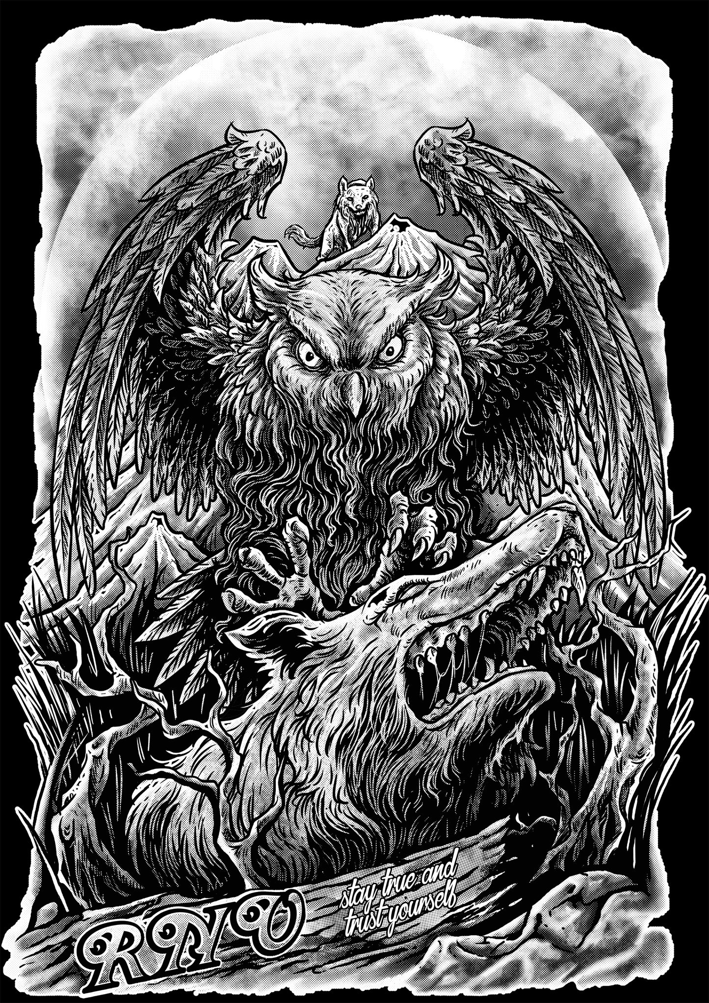 TANKTOP WOLFOWL MEN BLACK