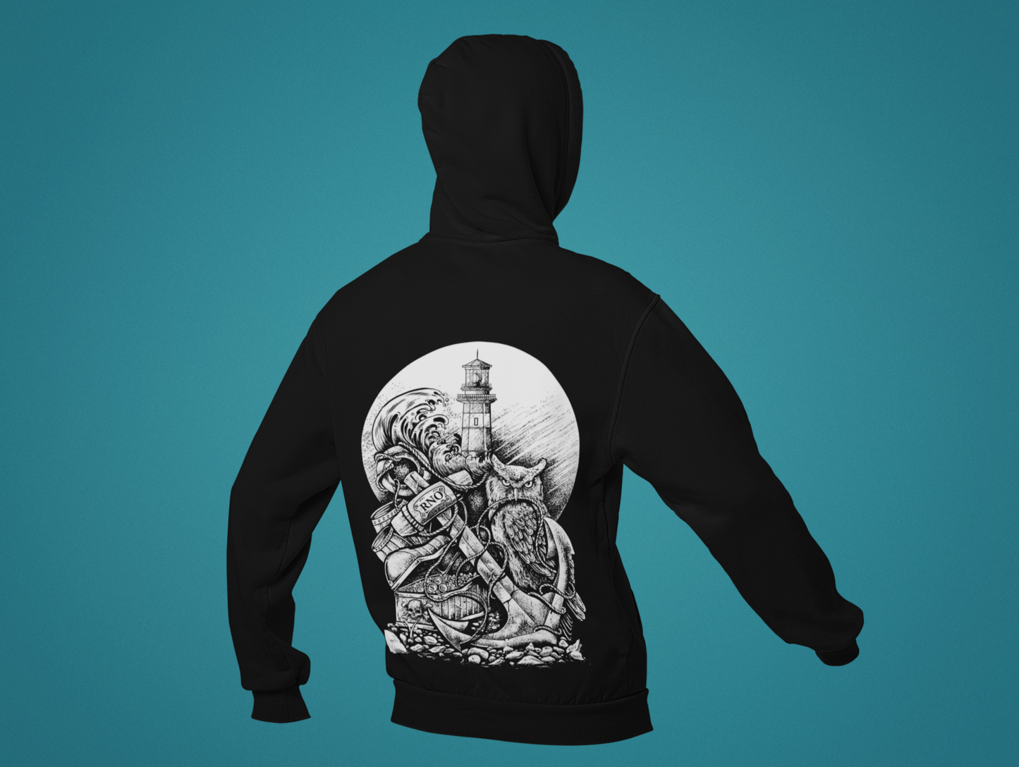 ZIPPER ANCHOR BLACK UNI