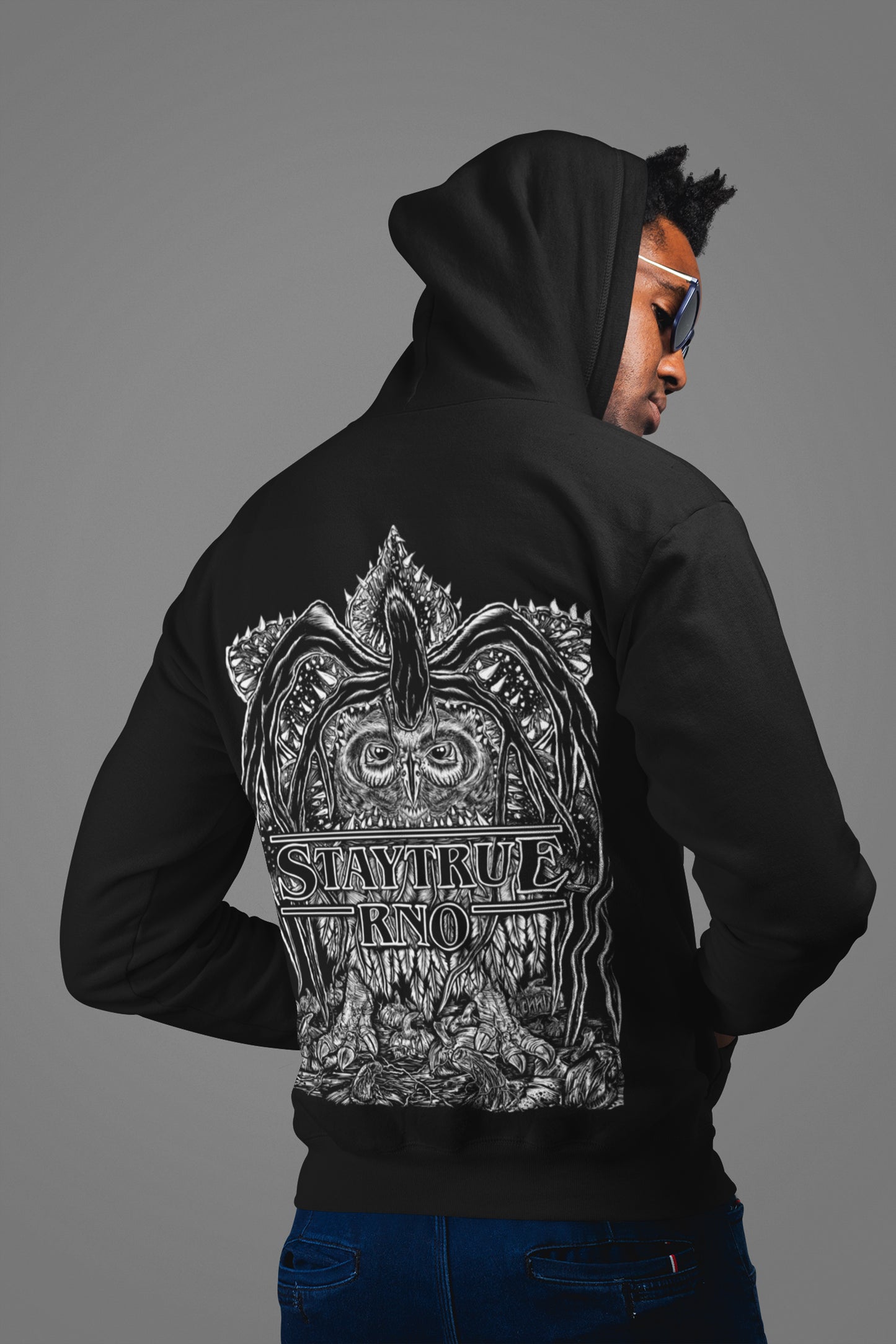 ZIPPER DEMOWLGORGON BLACK UNI