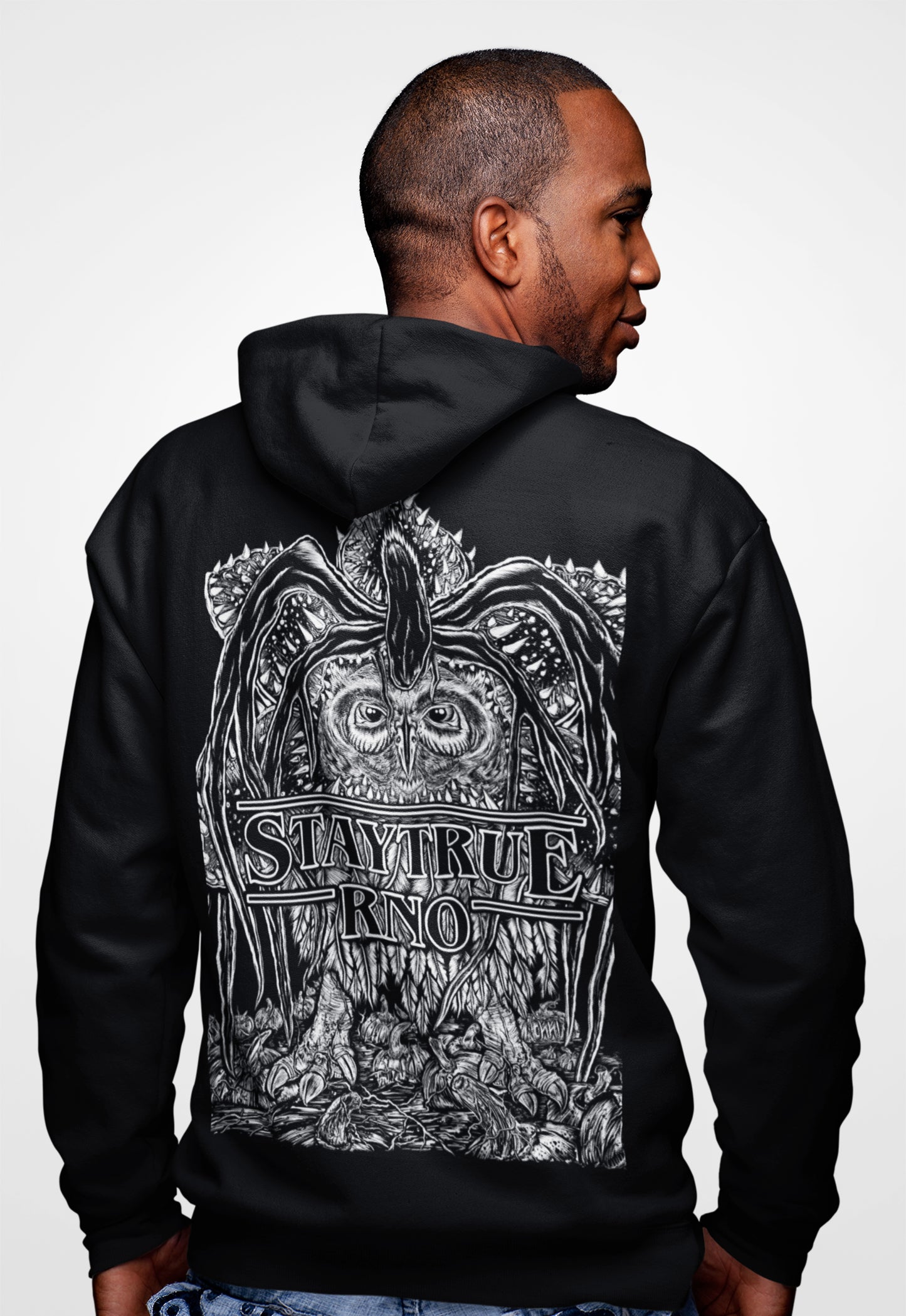 ZIPPER DEMOWLGORGON BLACK UNI