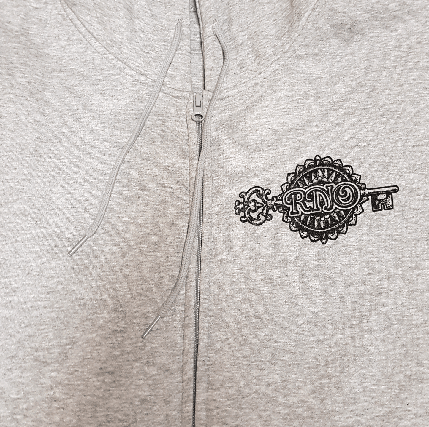 ZIPPER FLOWLER OF LIFE GREY UNI