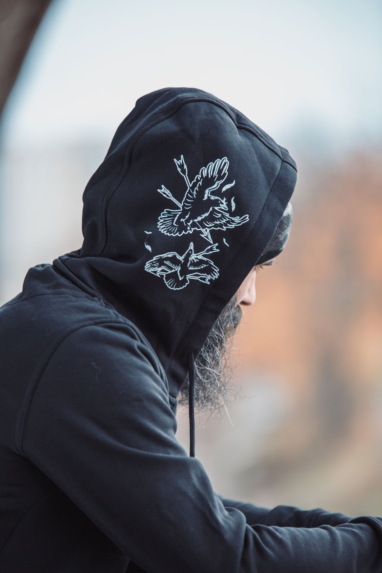 ZIPPER GOWLT BLACK UNI