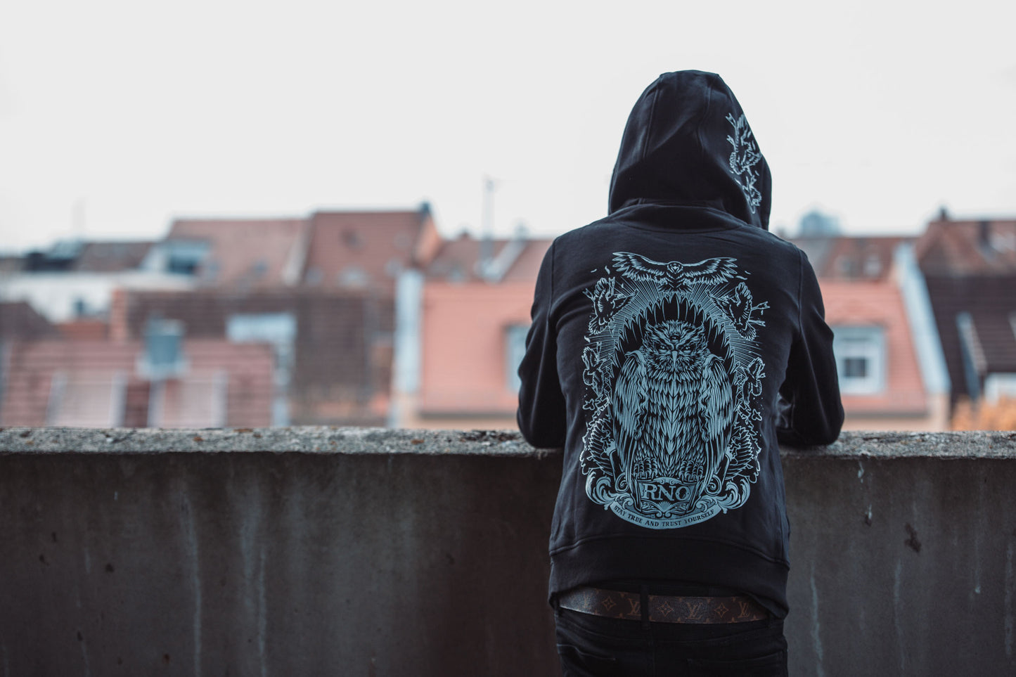 ZIPPER GOWLT BLACK UNI