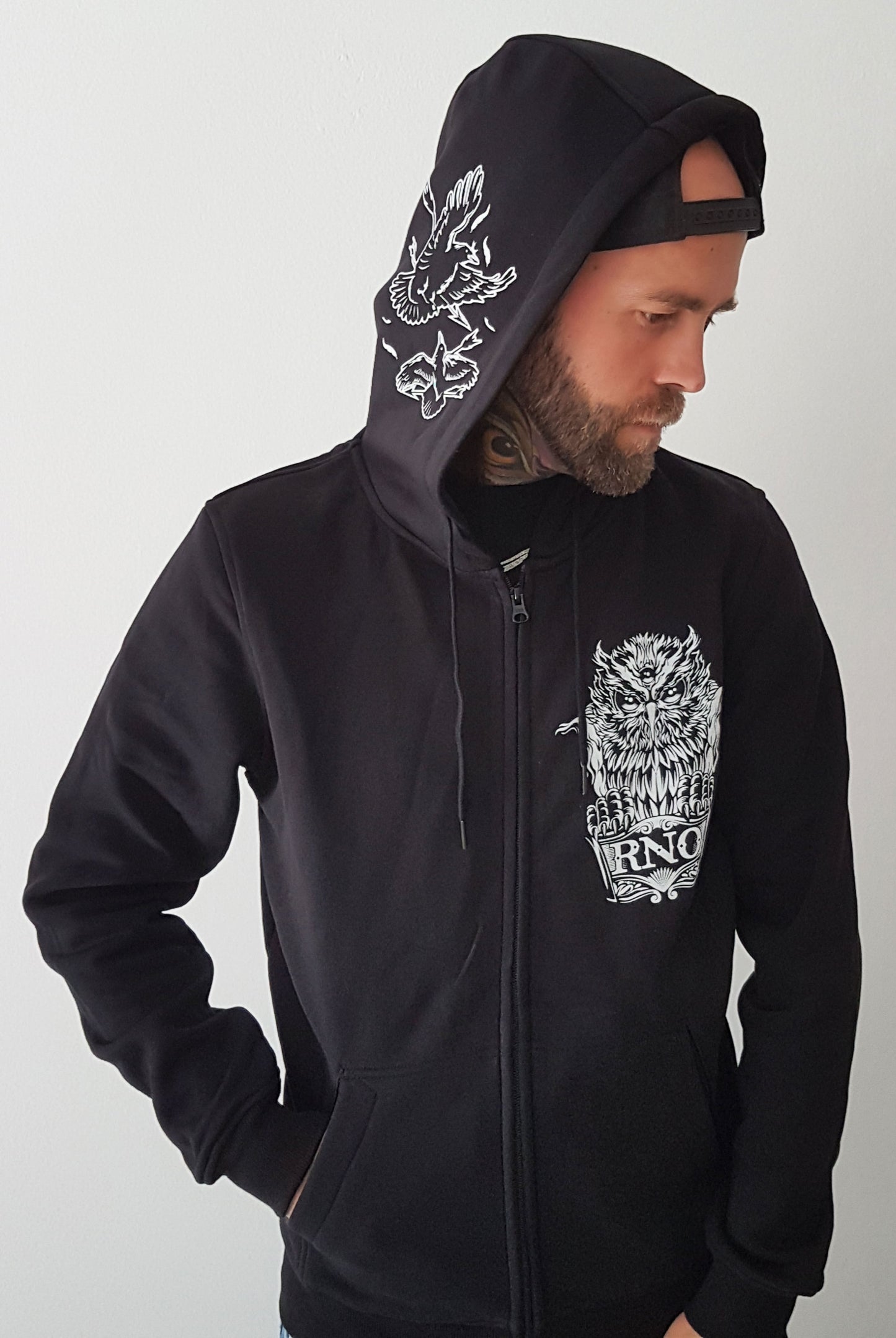 ZIPPER GOWLT BLACK UNI