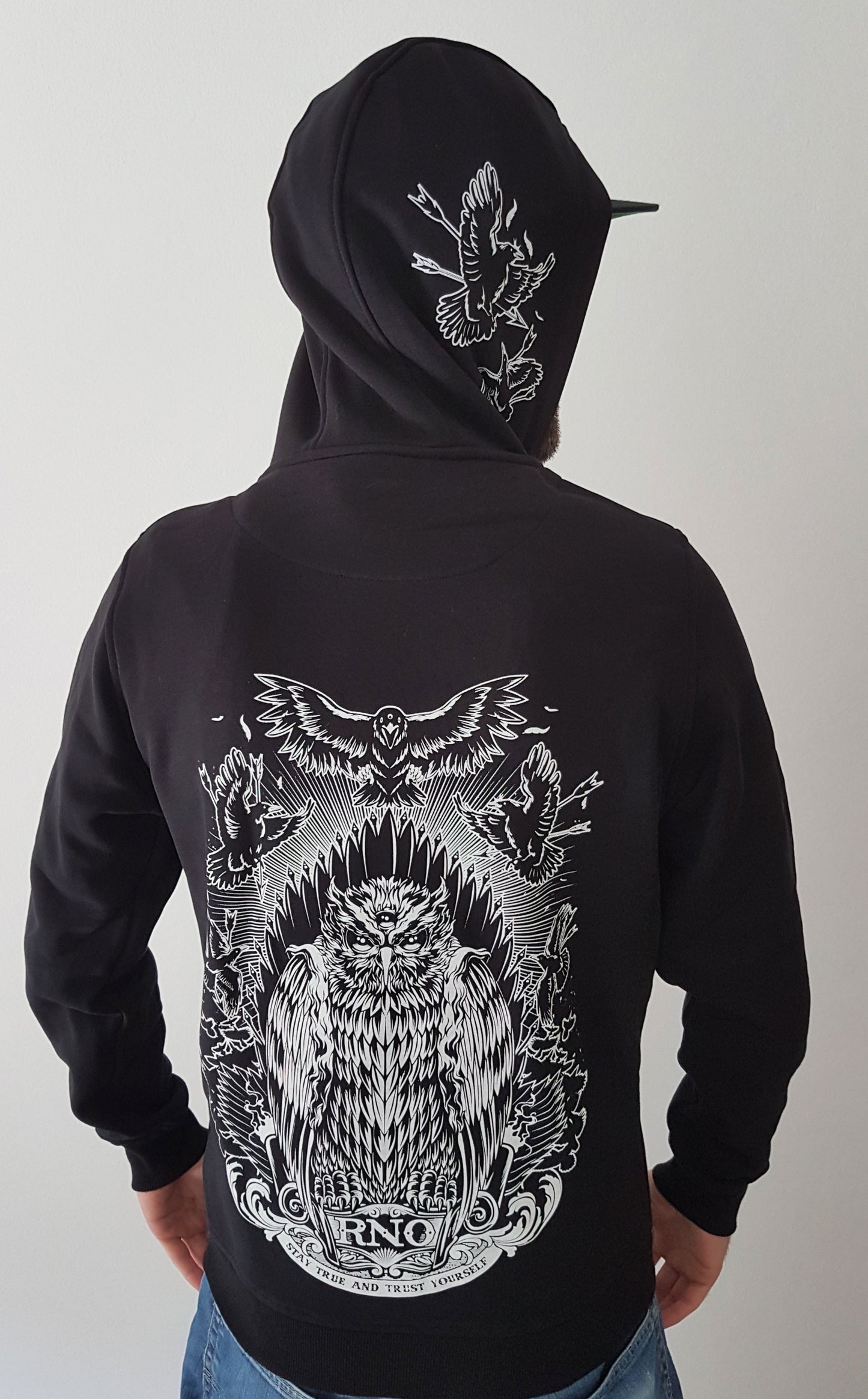 ZIPPER GOWLT BLACK UNI