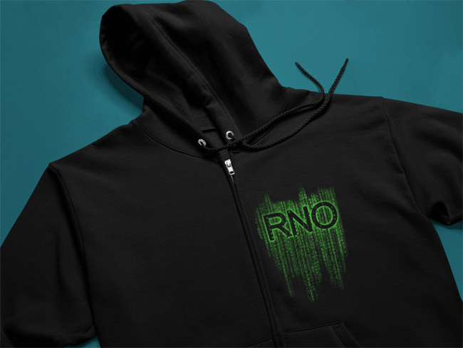 ZIPPER MATRIX NEOWL BLACK UNI