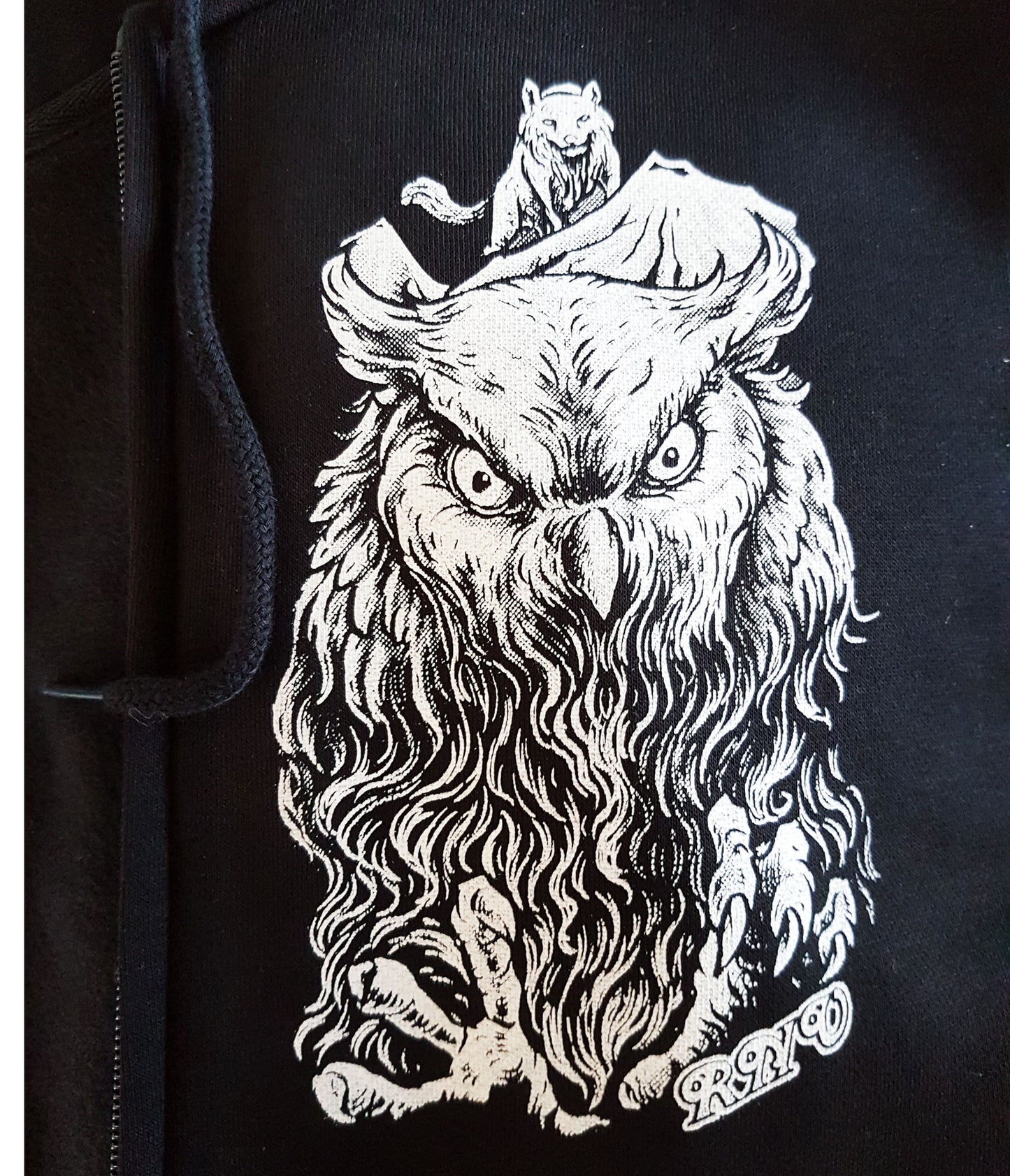 T-SHIRT POCKET WOLFOWL UNI BLACK