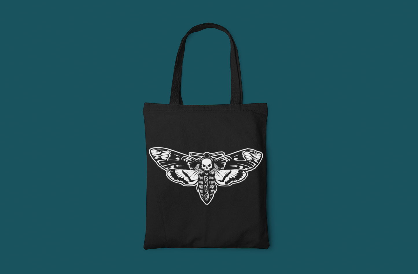 STOFFBEUTEL BAG MOTH BLACK