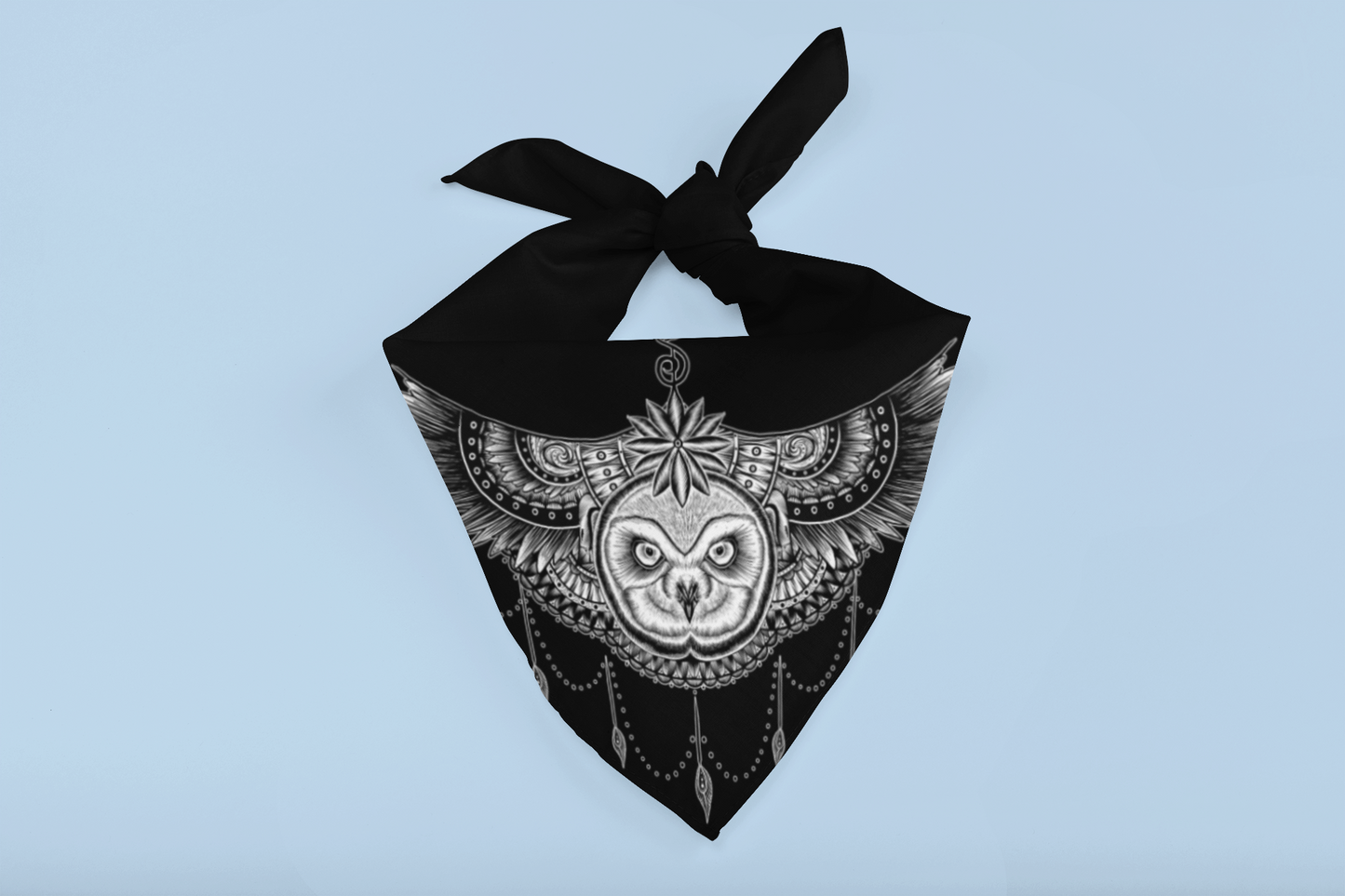 BANDANA TUCH BLACK UNI