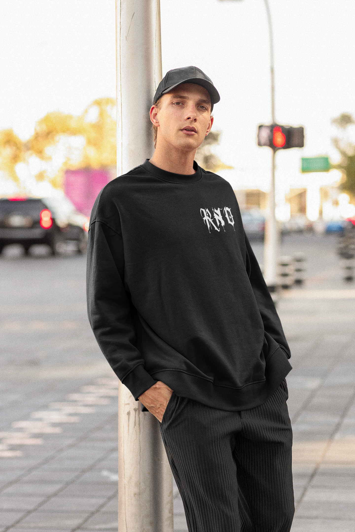 CREWNECK FLASH BLACK UNI