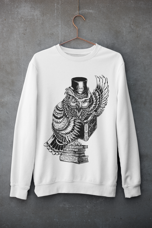 CREWNECK GOVEGAN WHITE UNI