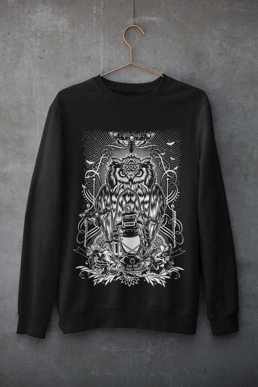 CREWNECK LANTERN BLACK UNI