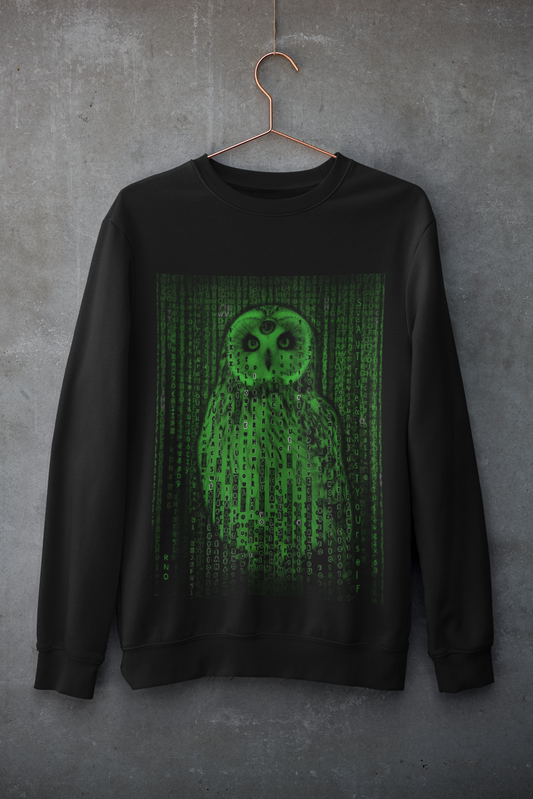 CREWNECK MATRIX NEOWL BLACK UNI