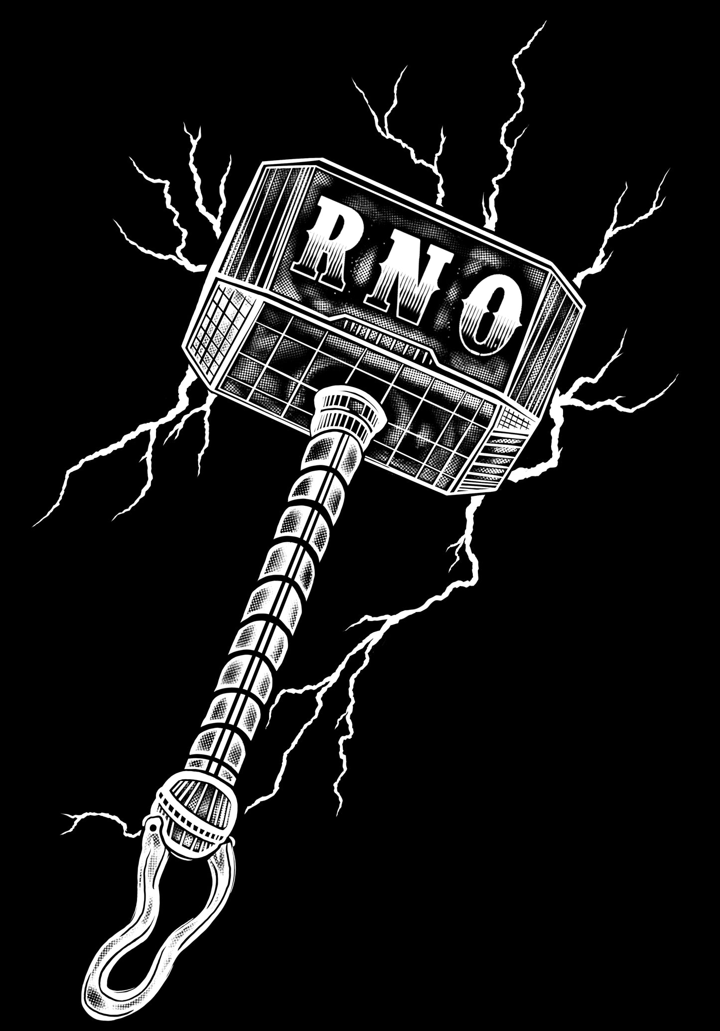 HOODIE THOWL BLACK UNI