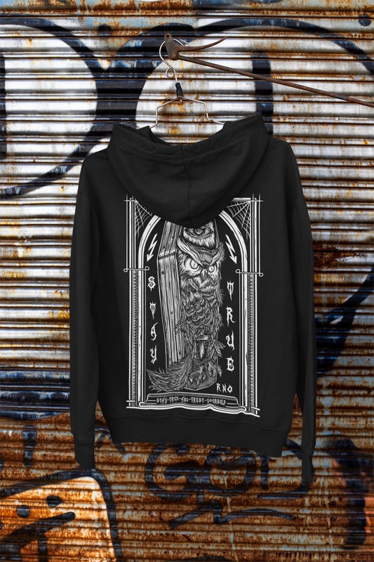 HOODIE COWLFFIN BLACK UNI