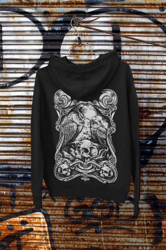 ZIPPER CROWL BLACK UNISEX