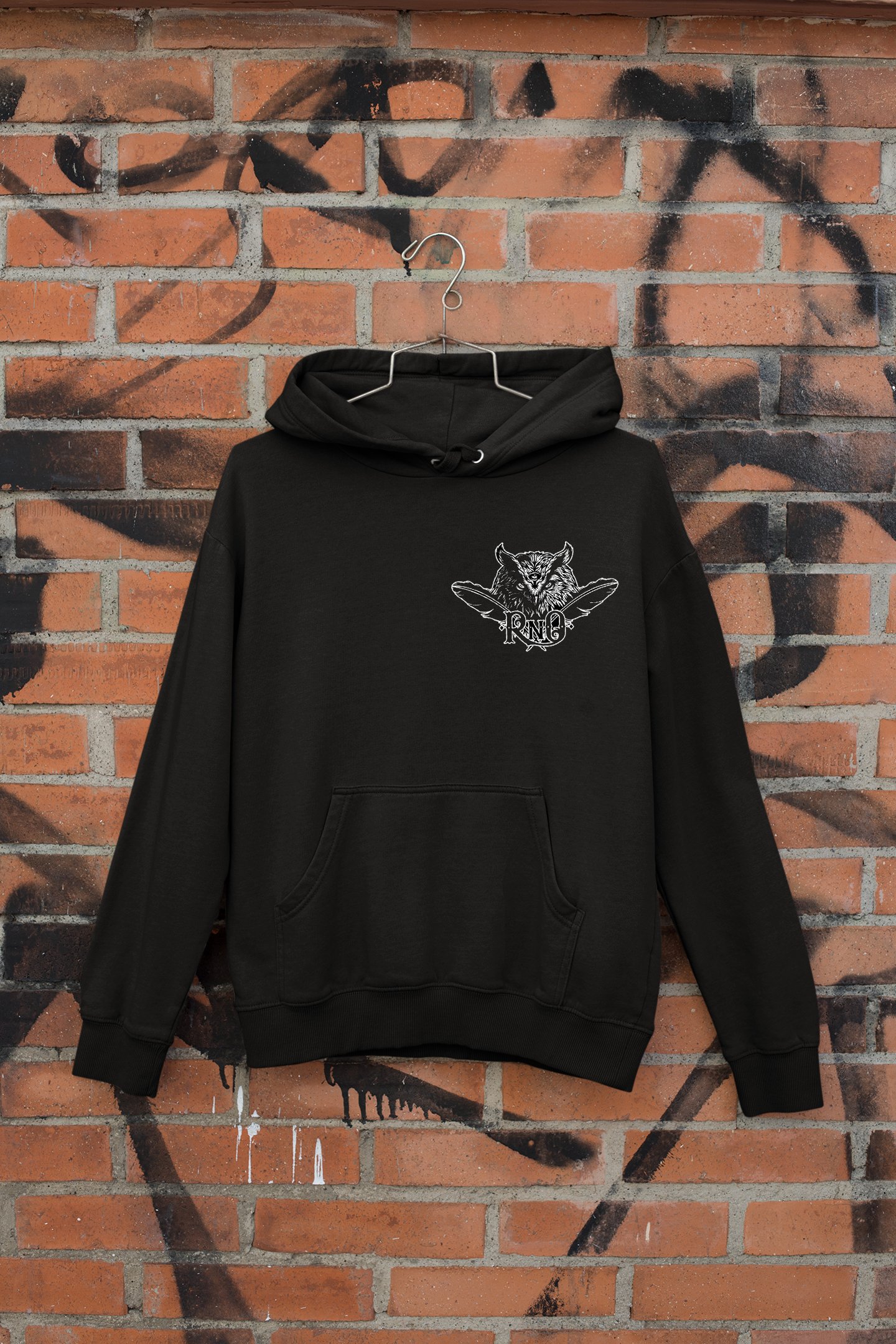 HOODIE BABYYOWLDA BLACK UNI