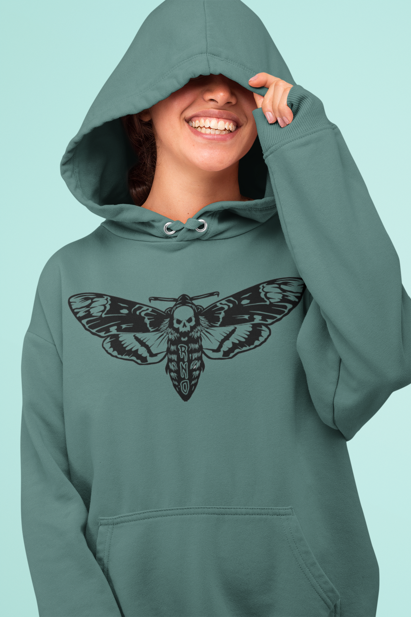 HOODIE MOTH PALE LEAF UNI